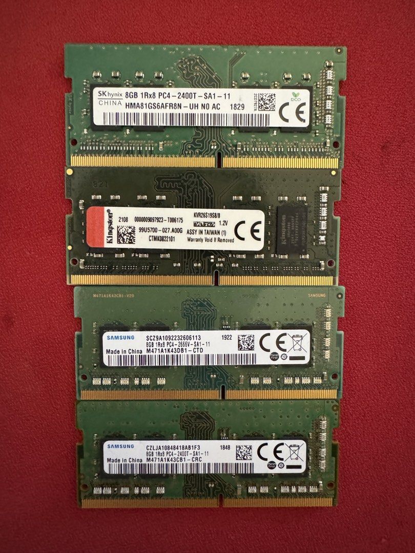 Sodimm 8GB DDR4 RAM