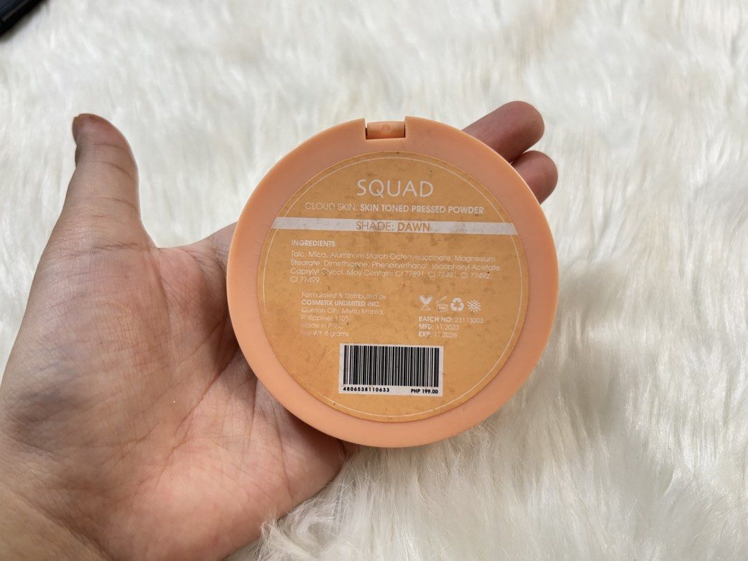 Squad Cosmetics Lock it in Setting Spray & Pressed Powder PRELOVED MAKEUP (Category: Makeup) located in Rizal. Submitted by myuniefinds (Listing ID 1442026403, Image 3). Description: 💗 Squad Cosmetics: Setting spray & Pressed powder - ₱150 - setting spray is 60% used up na - powder used only mga 4 times rfs: decluttering, found better setting spray, powder not my shade.