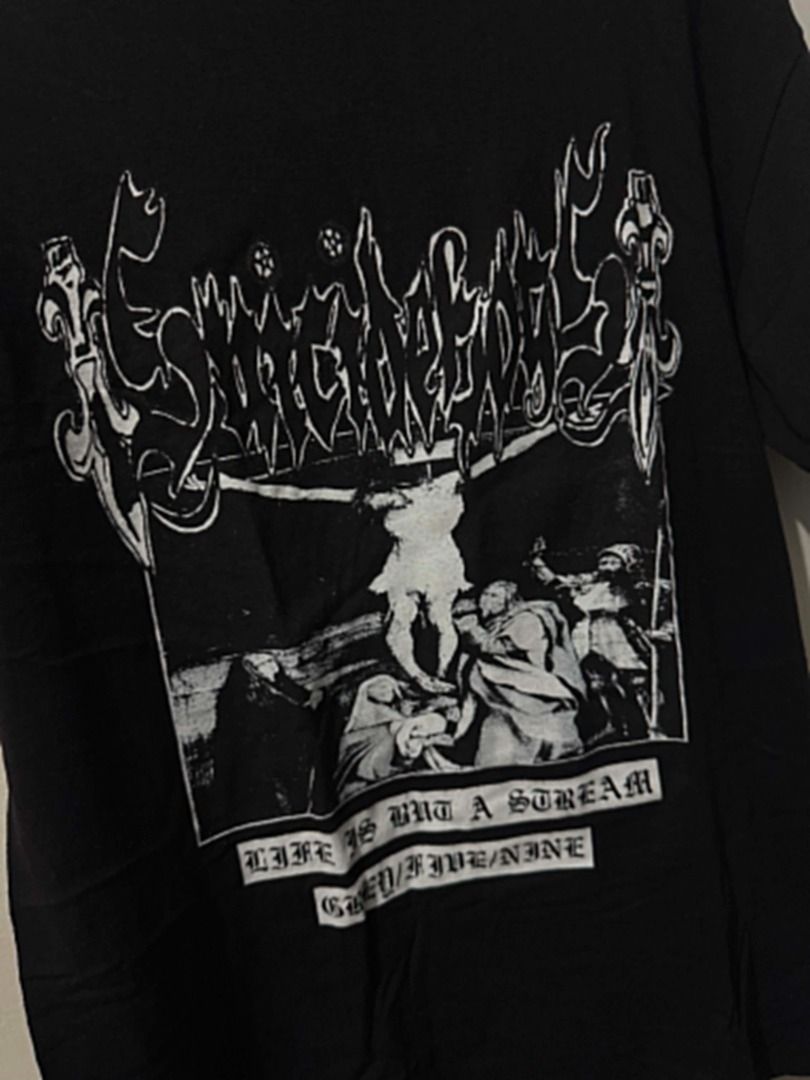 Suicideboys T-Shirt Size Medium (Category: Tshirts & Polo Shirts ) located in Manila. Submitted by kim.mercader (Listing ID 1442119851, Image 2). Description: - G59 Records "Life is but a stream" - Size: Medium 20 x 28.