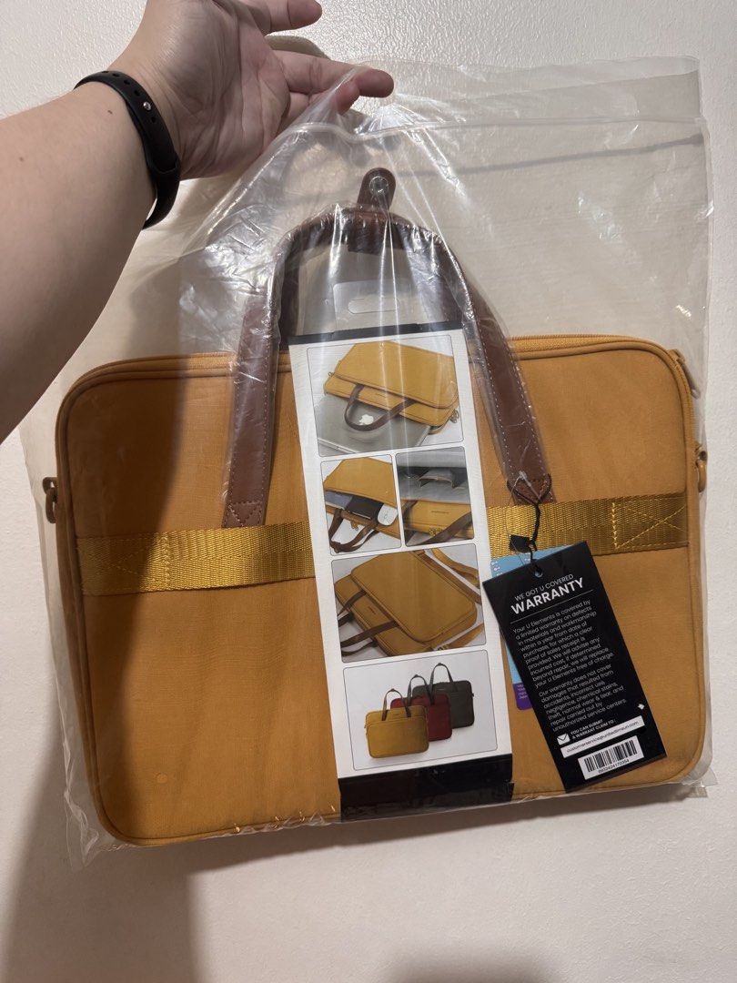 U Elements Equipt Tech Sleek Chic Laptop Bag (Category: Laptop Bags & Sleeves) located in Quezon City. Submitted by eiram.alebasy (Listing ID 1442135071, Image 2). Description: - U Elements Laptop Bag - Color: Mustard Yellow - Fits: 14-inch and 15-inch laptops - Material: Water-resistant - Features: Durable zippers, trolley strap - Condition: Comes in original packaging -unused; just stored. Brand new. -no last price. Fixed at 1200. #laptopbag #y