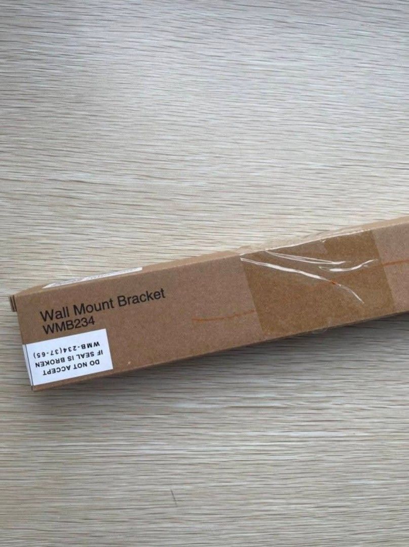 Wall Mount Bracket WMB234 for TV (Category: TV Parts & Accessories) located in Manila. Submitted by mommy_norms (Listing ID 1442049435, Image 2). Description: - Model: WMB234 TV Wall Mount Bracket - Includes: Screws, wall plugs, and installation instructions - Benefit: Easily mount your TV on the wall - Installation: Simple and straightforward.