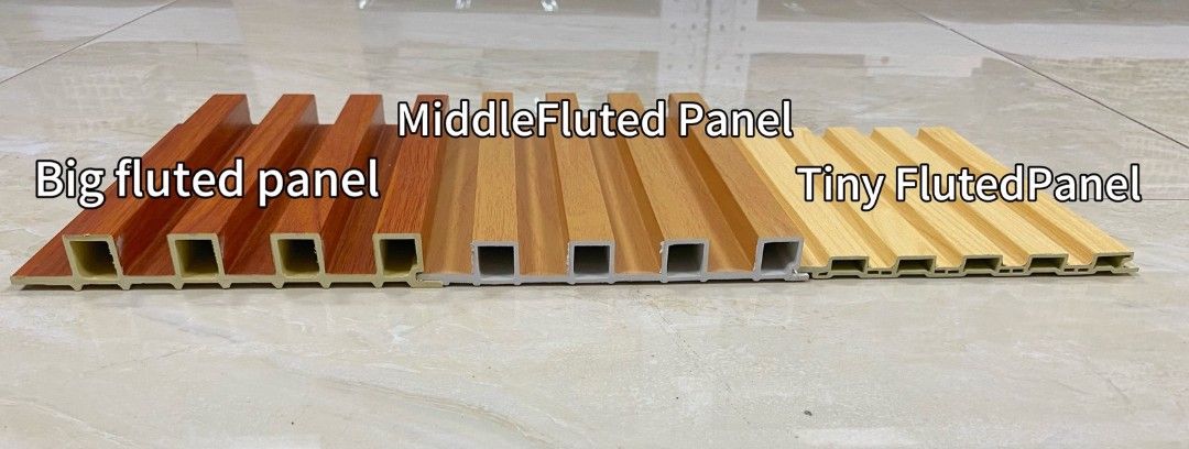 WPC Fluted Panel Wall Cladding Wood Design (Category: Wall Decor) located in Quezon City. Submitted by oritdaniel (Listing ID 1442104333, Image 3). Description: - Elevate your interior design with WPC fluted panels. - Choose from a variety of realistic wood-like designs. - Available in different flute sizes to suit your style. - Simple and easy to install, perfect for DIY projects. - Create eye-catching accent walls. - Dimensions: 160mm (width) x
