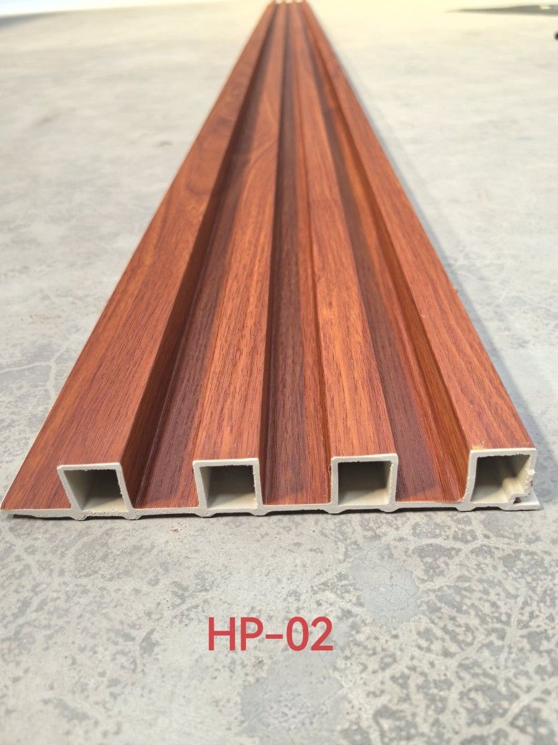 WPC Tiny Fluted Wall Panel Wood Grain Finish (Category: Wall Decor) located in Quezon City. Submitted by oritdaniel (Listing ID 1442103799, Image 3). Description: - Elevate your interior design with stylish WPC fluted wall panels. - Features a realistic wood grain finish in various color options. - Panel Dimensions: 150mm (width) x 10mm (thickness) x 2900mm (length). - Simple and quick installation process. - Ideal for modernizing any room. - Mes