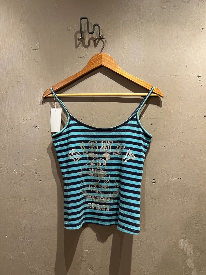 Y2K Disney Stripe Tank Top (Category: Sleeveless) located in Lucena. Submitted by latefinds (Listing ID 1442147591, Image 1). Description: .