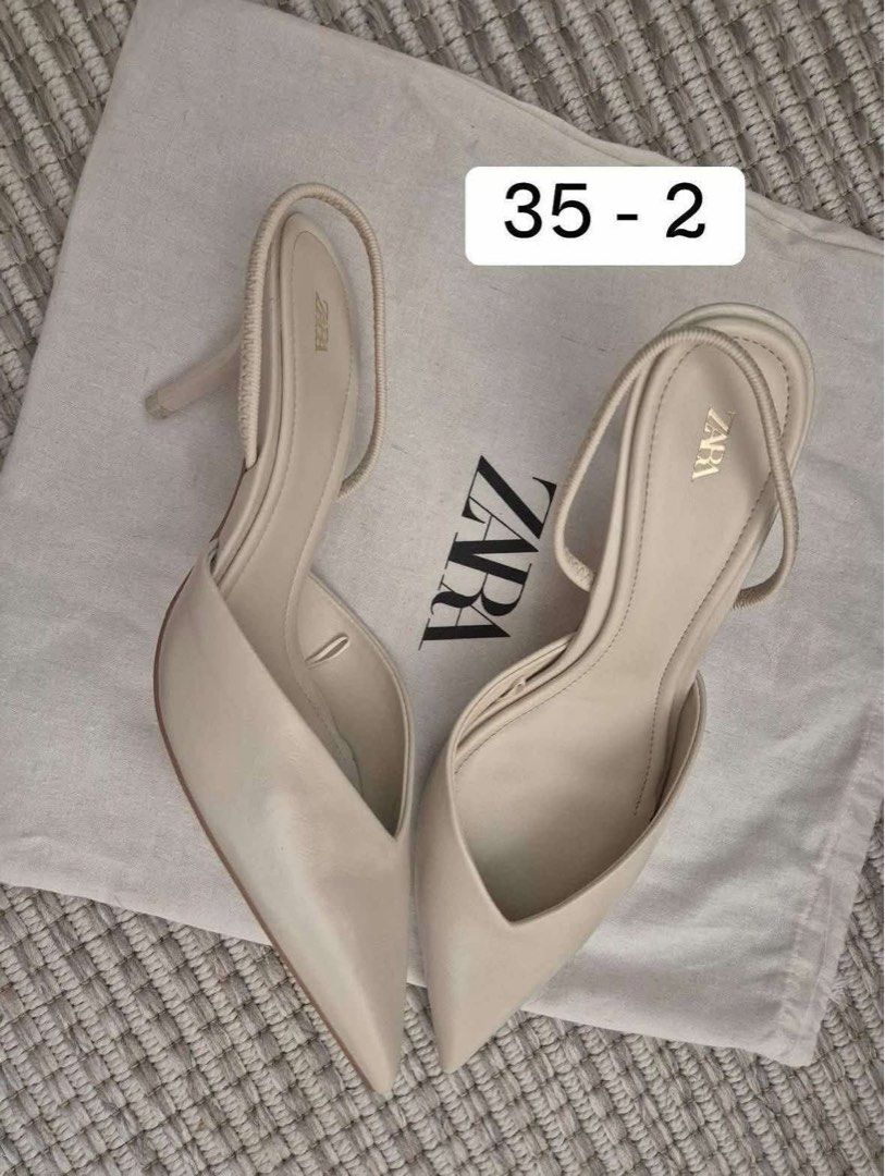 Zara and CnK (Category: Heels) located in Angeles City. Submitted by btsvtreasures (Listing ID 1442034572, Image 3). Description: Zara & Charles and Keith Sandals Paubos Retail: ₱899 Wholesale (min 4): ₱800 Super mura na!! Sizes in each photo Loc: pamp Mod: jnt Mop: gcash.
