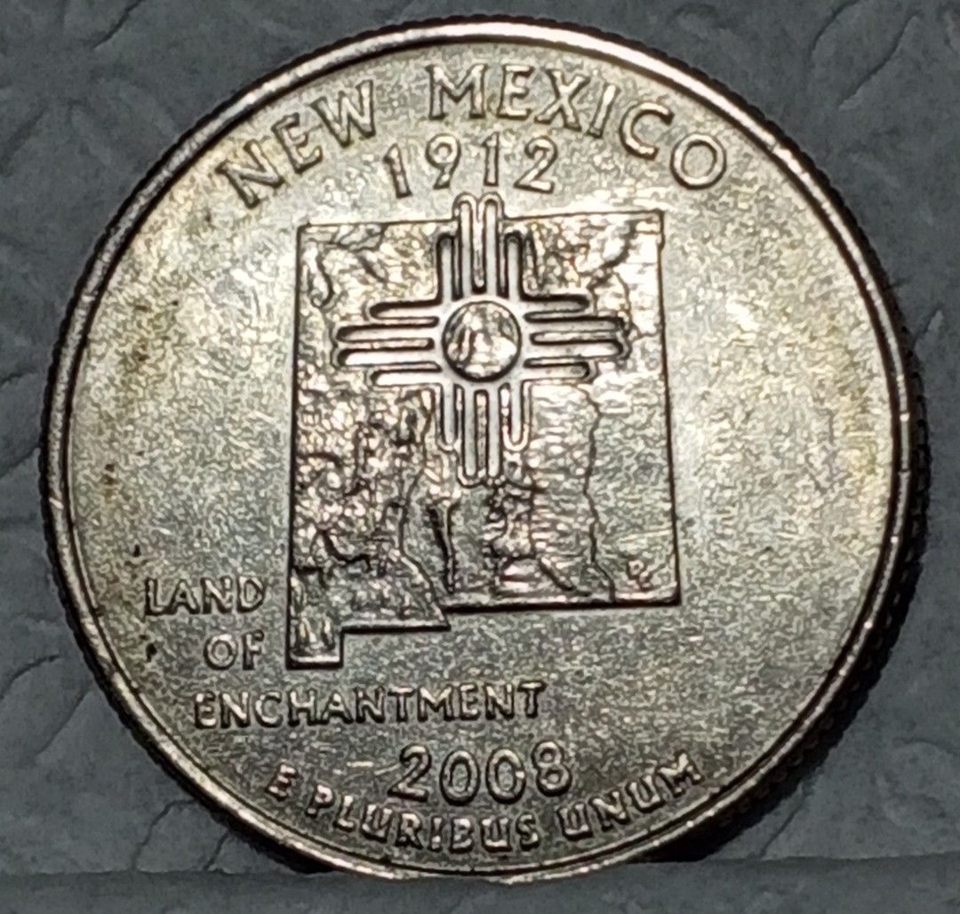 2008 P US QUARTER NEW MEXICO (Category: Currency) located in Quezon City. Submitted by jeandevera (Listing ID 1442321311, Image 1). Description: 1 in stock.