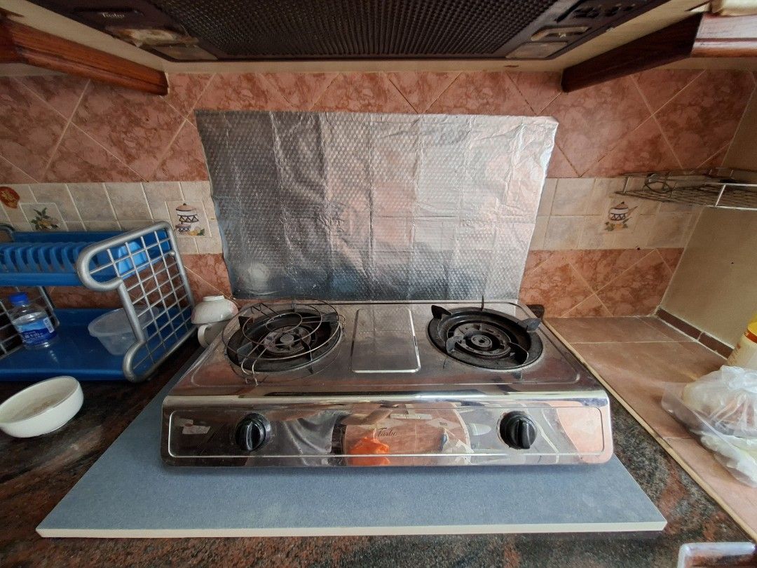 2-Burner Stainless Steel Gas Stove