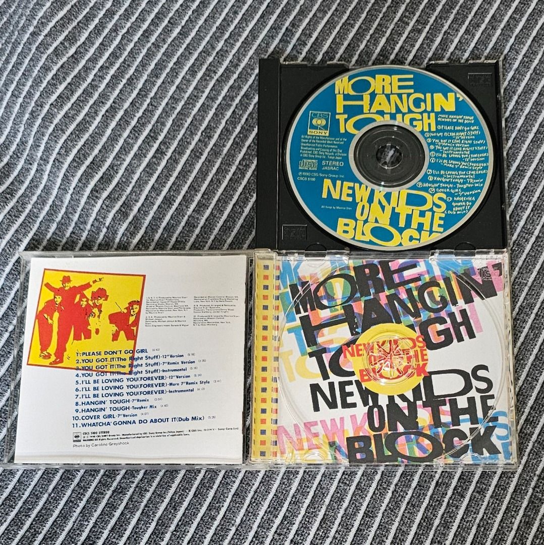 🔥 ALL FOR $18 🇯🇵 [2CD NKOTB] New Kids On The Block – More Hangin' Tough / No More Games (The Remix Album) (Category: CDs & DVDs) located in Singapore. Submitted by strangecell (Listing ID 1442156368, Image 2). Description: Many more Various Genres: https://www.carousell.sg/p/1253907759 Electronic Dance, EDM, DJ Mix: https://carousell.com/p/1035784902 Easy Listening, Funk Soul, Lounge, Jazz, New Age, Chill-out: https://carousell.com/p/102894339