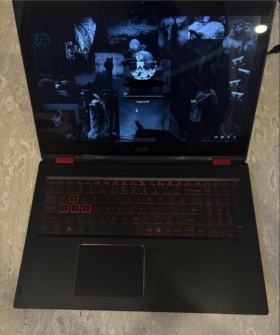 Acer Nitro 5 Gaming Laptop Red Backlit Keyboard488533955718031360
