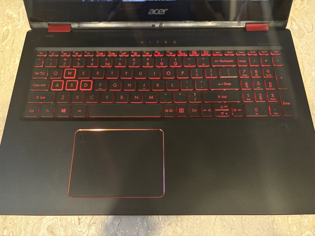 Acer Nitro 5 Gaming Laptop Red Backlit Keyboard488533955718031362