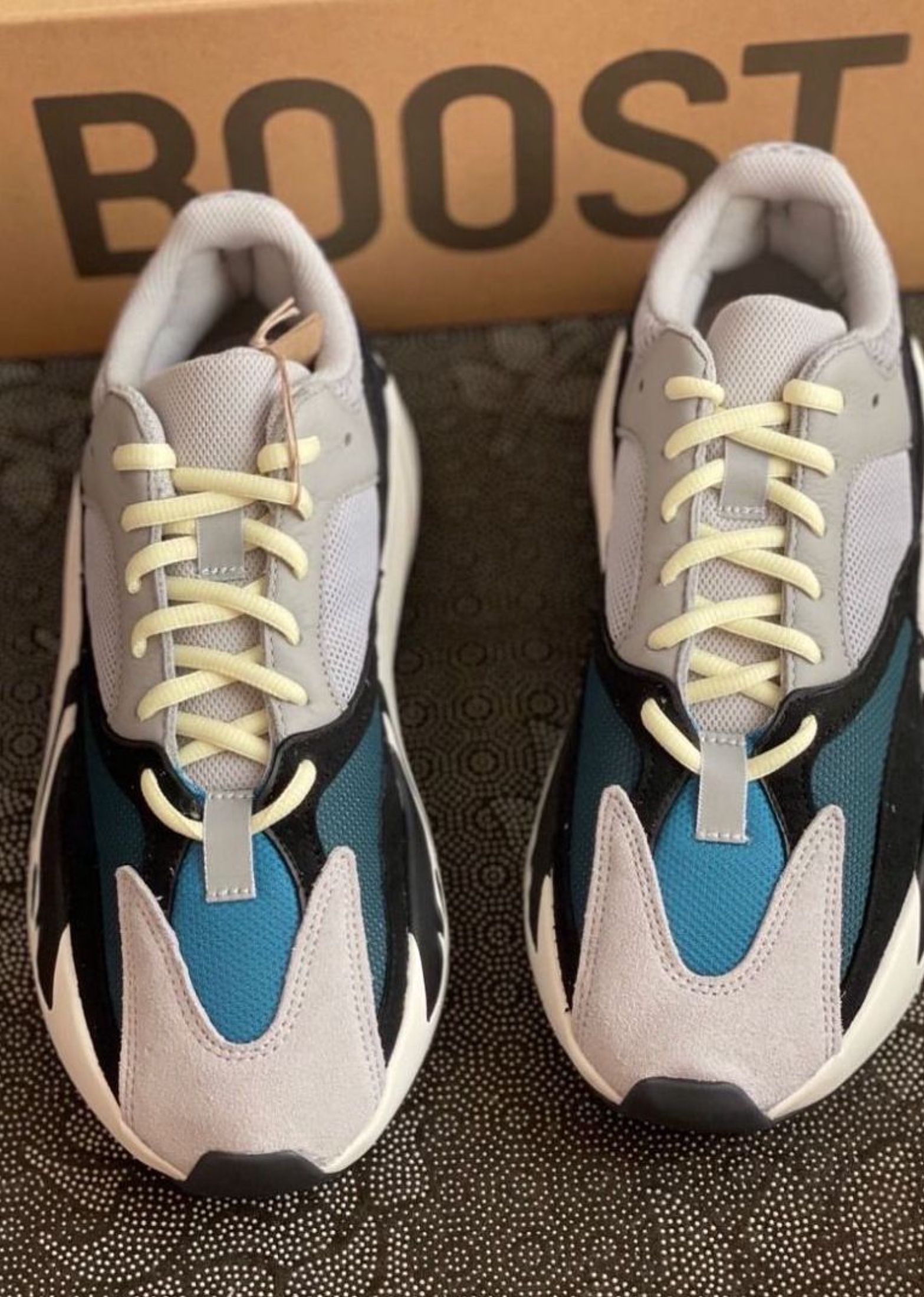 adidas originals Yeezy boost 700 OG Wave Runner Dad Shoes (Category: Sneakers) located in Singapore. Submitted by coolforestyy (Listing ID 1442342508, Image 1). Description: 【Trusted Seller】 Brand: Adidas Item: adidas originals Yeezy boost 700 OG Wave Runner Dad Shoes 🔹 Brand new, great quality 🔹 Free shipping J&T/Ninja Van 🔹 Cash on delivery 🔹 3-day photo confirm before shipping 🤝 Returning customers — discounts available!.