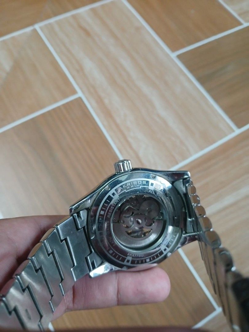 Akribos XXIV Premier Watch (Category: Men's Watches) located in Baguio. Submitted by shrrylsales (Listing ID 1442199932, Image 3). Description: NEEDS REPLACE BATTERY HEAVY DUTY STAINLESS STEEL.