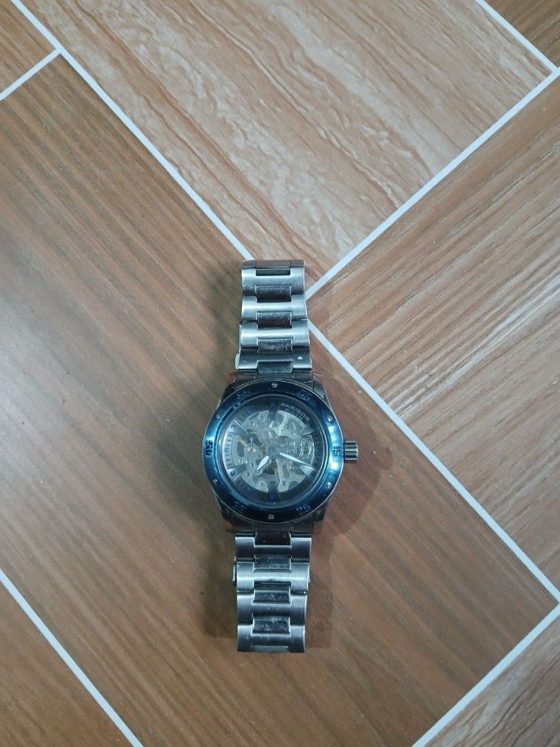 Akribos XXIV Premier Watch (Category: Men's Watches) located in Baguio. Submitted by shrrylsales (Listing ID 1442199932, Image 1). Description: NEEDS REPLACE BATTERY HEAVY DUTY STAINLESS STEEL.
