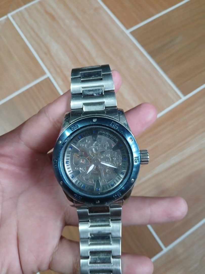 Akribos XXIV Premier Watch (Category: Men's Watches) located in Baguio. Submitted by shrrylsales (Listing ID 1442199932, Image 2). Description: NEEDS REPLACE BATTERY HEAVY DUTY STAINLESS STEEL.