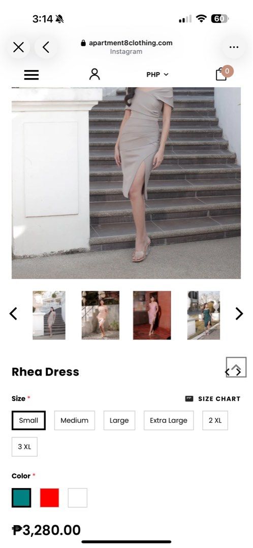 Apartment 8 Rhea Dress (Category: Dresses) located in Quezon City. Submitted by declutterwithiya (Listing ID 1442227030, Image 2). Description: Apartment 8 Rhea Dress Used once only Loc: QC.