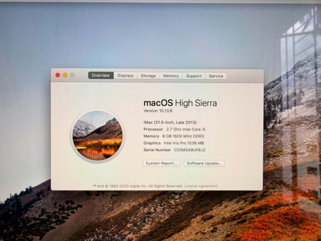 Apple iMac 21.5-inch Late 2013475013267986196481