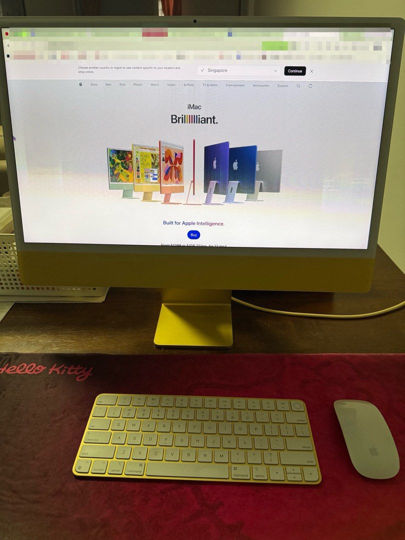 Apple iMac 24-inch M1, 2021 - Yellow