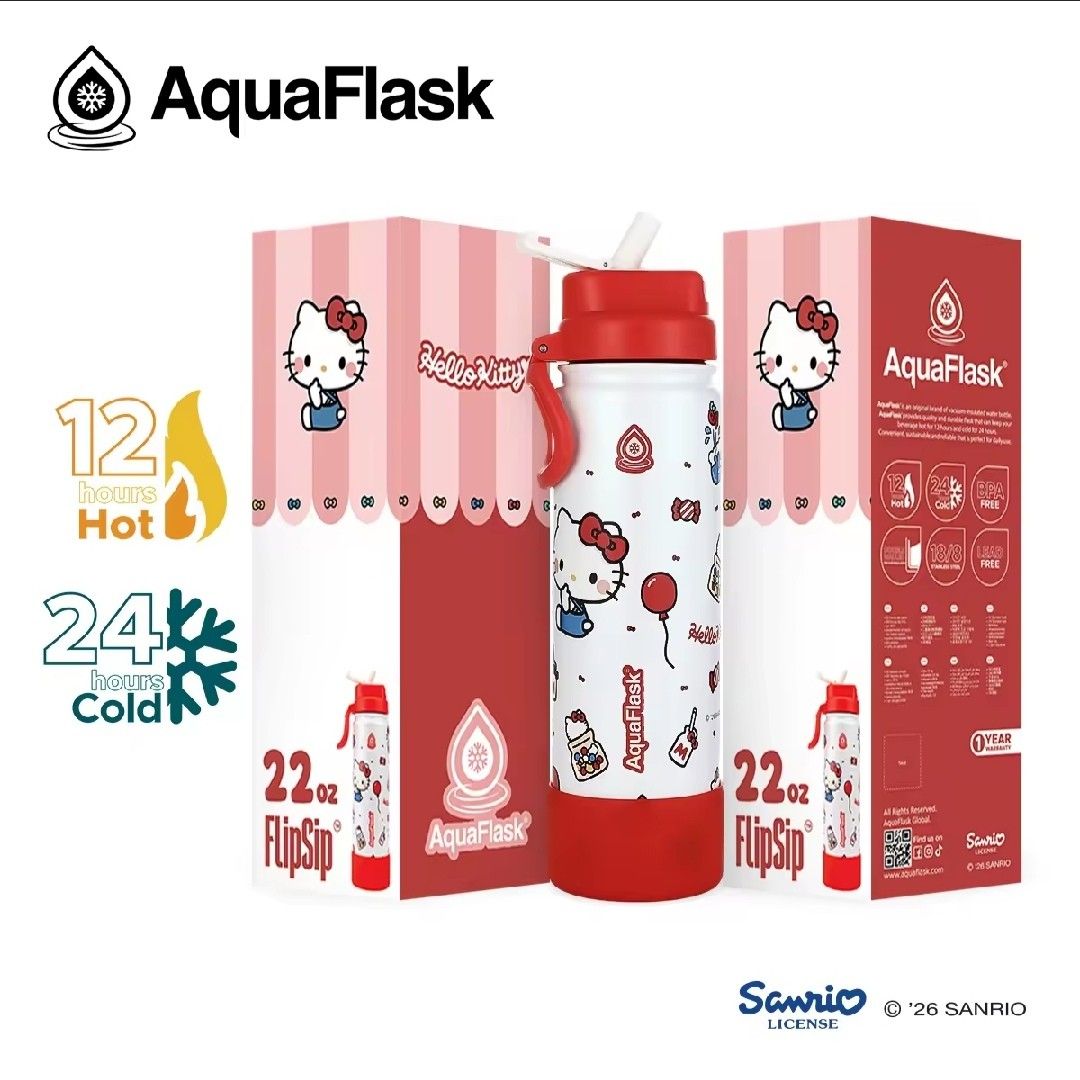 AQUAFLASK X HELLO KITTY (Category: Water Bottles & Tumblers) located in San Pedro. Submitted by kittyaly (Listing ID 1442168913, Image 1). Description: New collabortion of SANRIO. new item of Aquaflask .