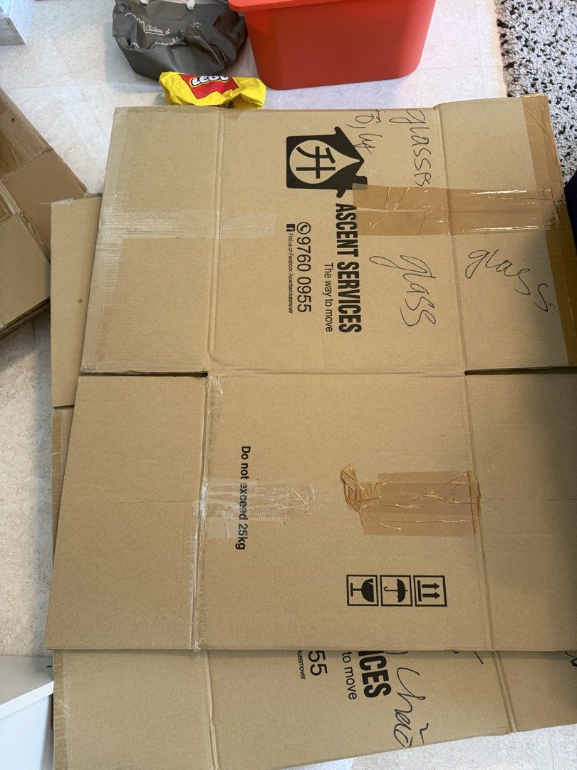 Ascent Services Moving Boxes - Various Sizes