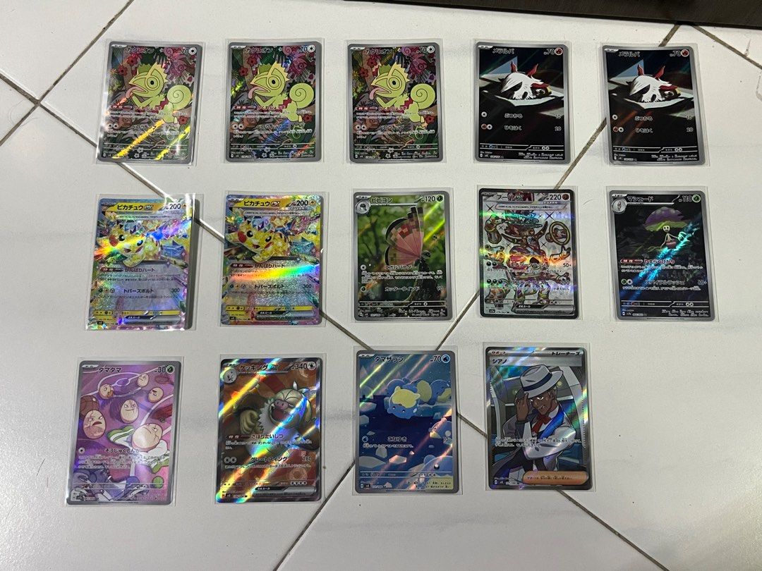 Assorted Pokemon Cards - Holo & Rare Japanese Cards, Hobbies & Toys ...