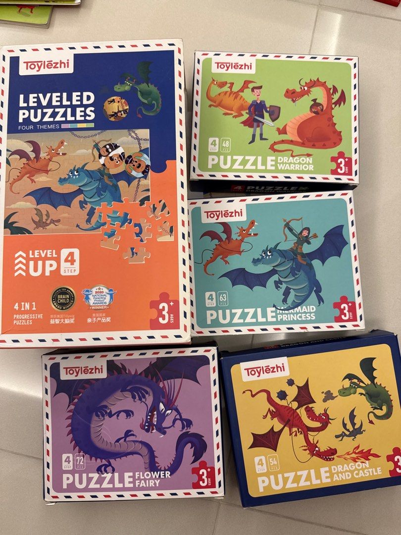 Assorted puzzles (Category: Board Games & Puzzles) located in Singapore. Submitted by cammy84 (Listing ID 1404201447, Image 3). Description: Price start from sgd3 .