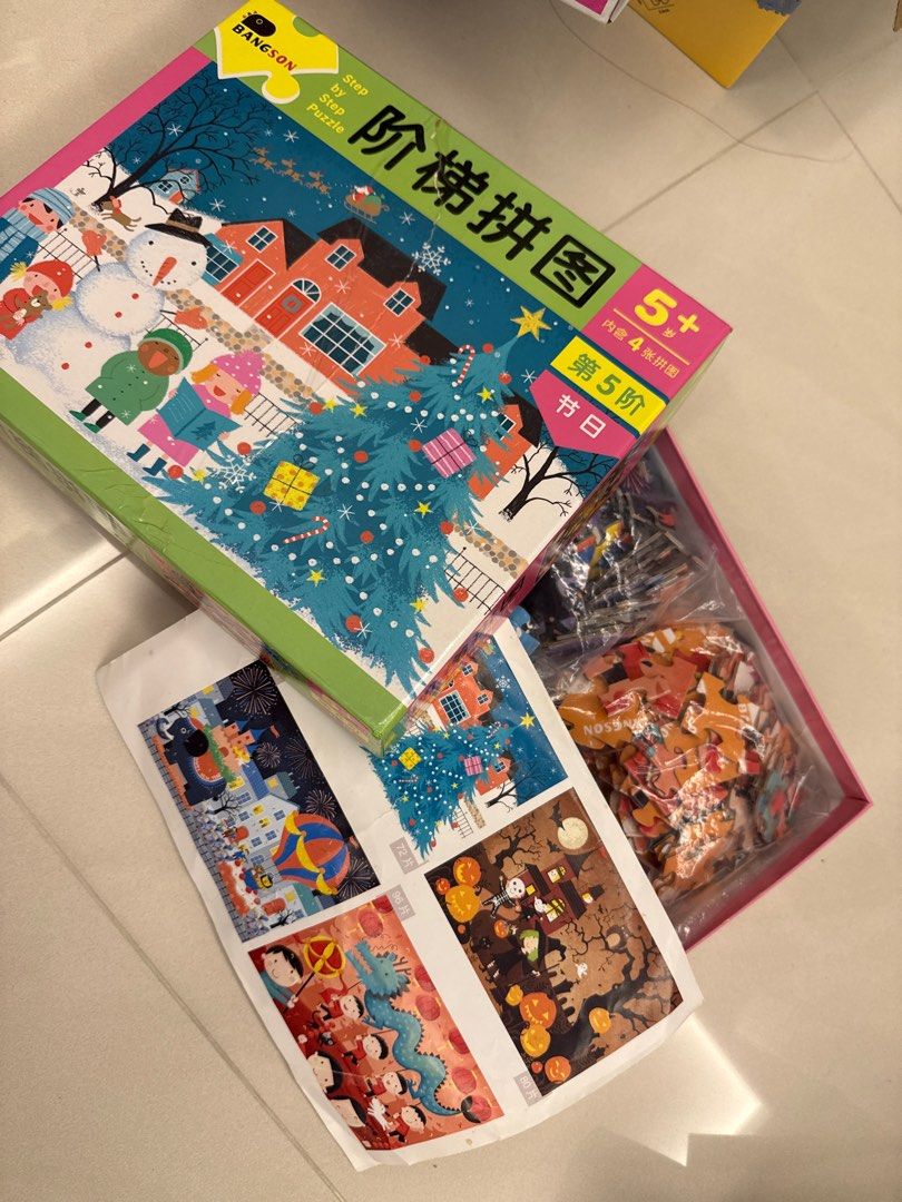 Assorted puzzles (Category: Board Games & Puzzles) located in Singapore. Submitted by cammy84 (Listing ID 1404201447, Image 2). Description: Price start from sgd3 .