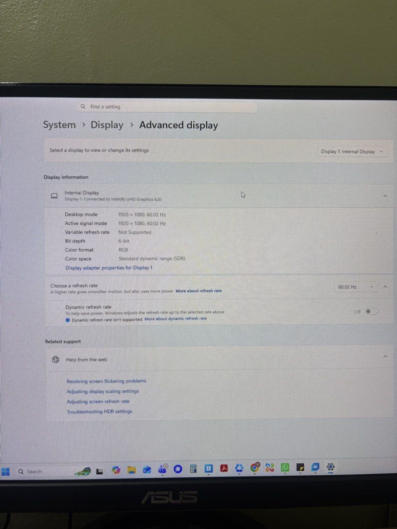 ASUS Frameless Monitor 22” (Category: Monitor Screens) located in Manila. Submitted by dharyllga24930 (Listing ID 1442192627, Image 2). Description: - ASUS 22-inch Monitor - Full HD Resolution (1920x1080) - 60Hz Refresh Rate - Ideal for everyday tasks, work, and gaming - All necessary cables included - Ready for pickup.