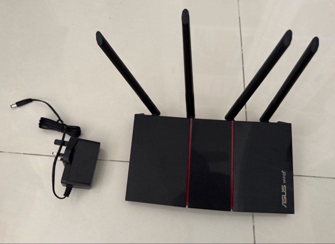 ASUS WiFi Router with Power Adapter