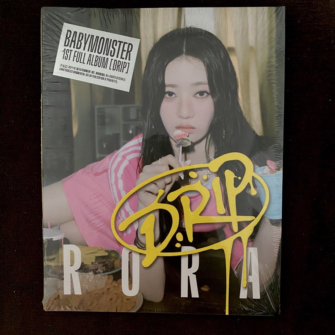 BABYMONSTER Rora Drip Album (Category: CDs & DVDs) located in Pasay City. Submitted by peanutclouds (Listing ID 1442207764, Image 1). Description: Brand new, sealed..