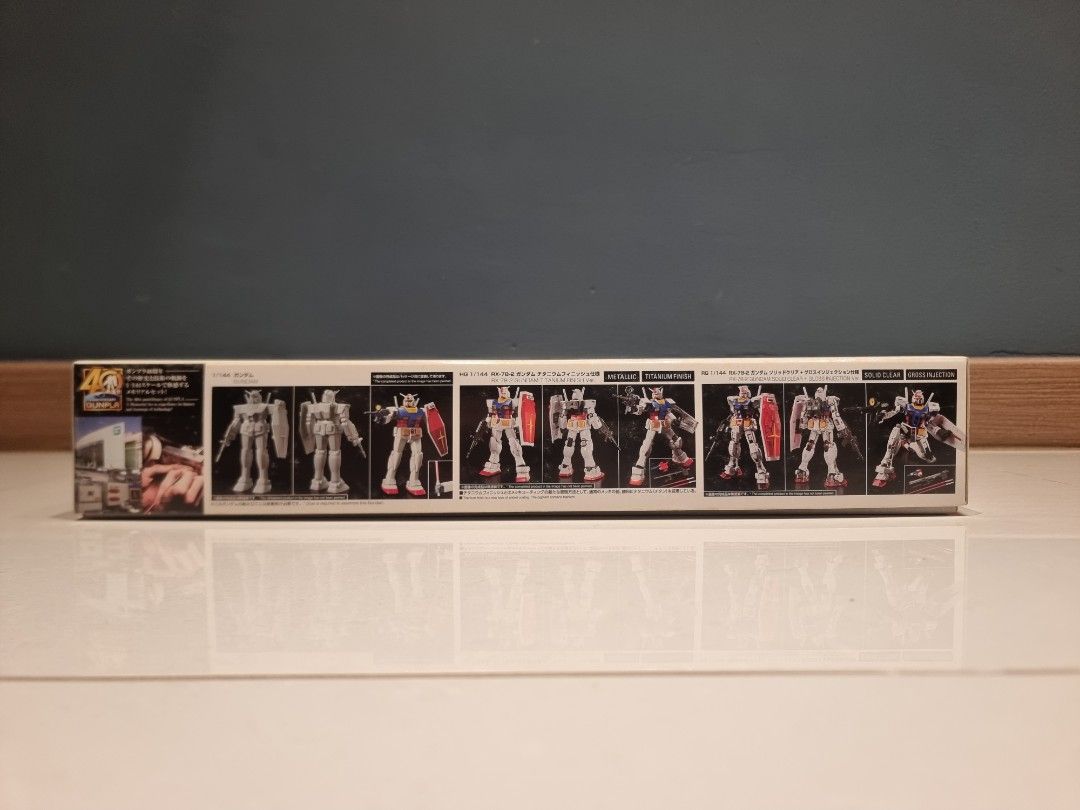 Bandai Gunpla 40th Memorial Set - Anniversary Special Edition: RX-78 Gundam No Grade + HG + RG - Model Kit (Category: Toys & Collectibles) located in Singapore. Submitted by caesium16 (Listing ID 1442315739, Image 2). Description: Brand New ** Not for box collectors ** Prices as stated. New house no space. Clearing private collection to streamline them, if not wife going to help clear them into the rubbish bin for me. PM to deal. Buy more can giv