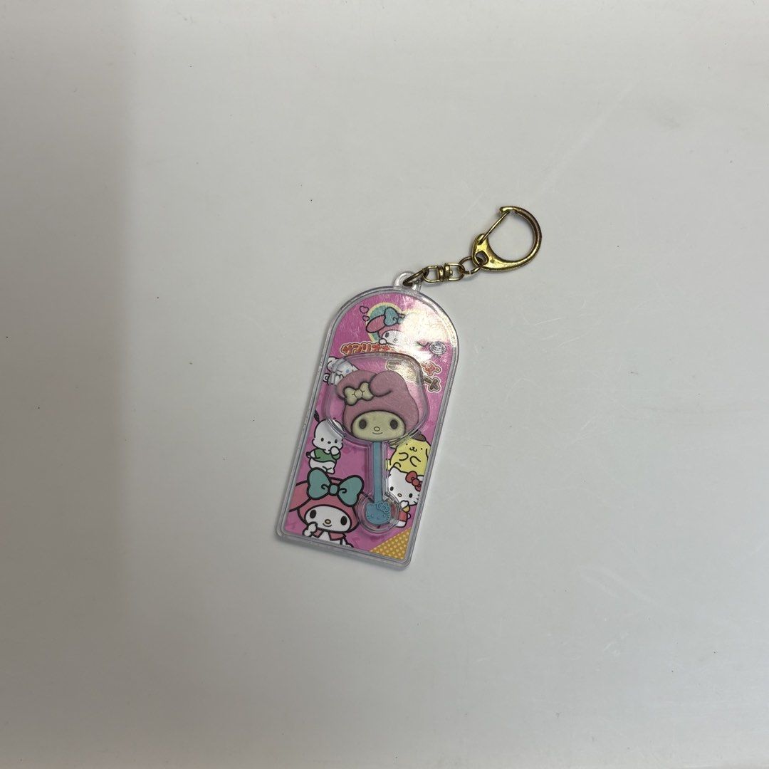 Bandai My Melody Chocolate Candy Charm Keychain (Category: Character Goods) located in Manila. Submitted by buttern0t (Listing ID 1442337613, Image 1). Description: 💌 for proof of transactions & safekeeping of items , dm us on IG @dara.aniks / @puffyberries ✮⋆˙.