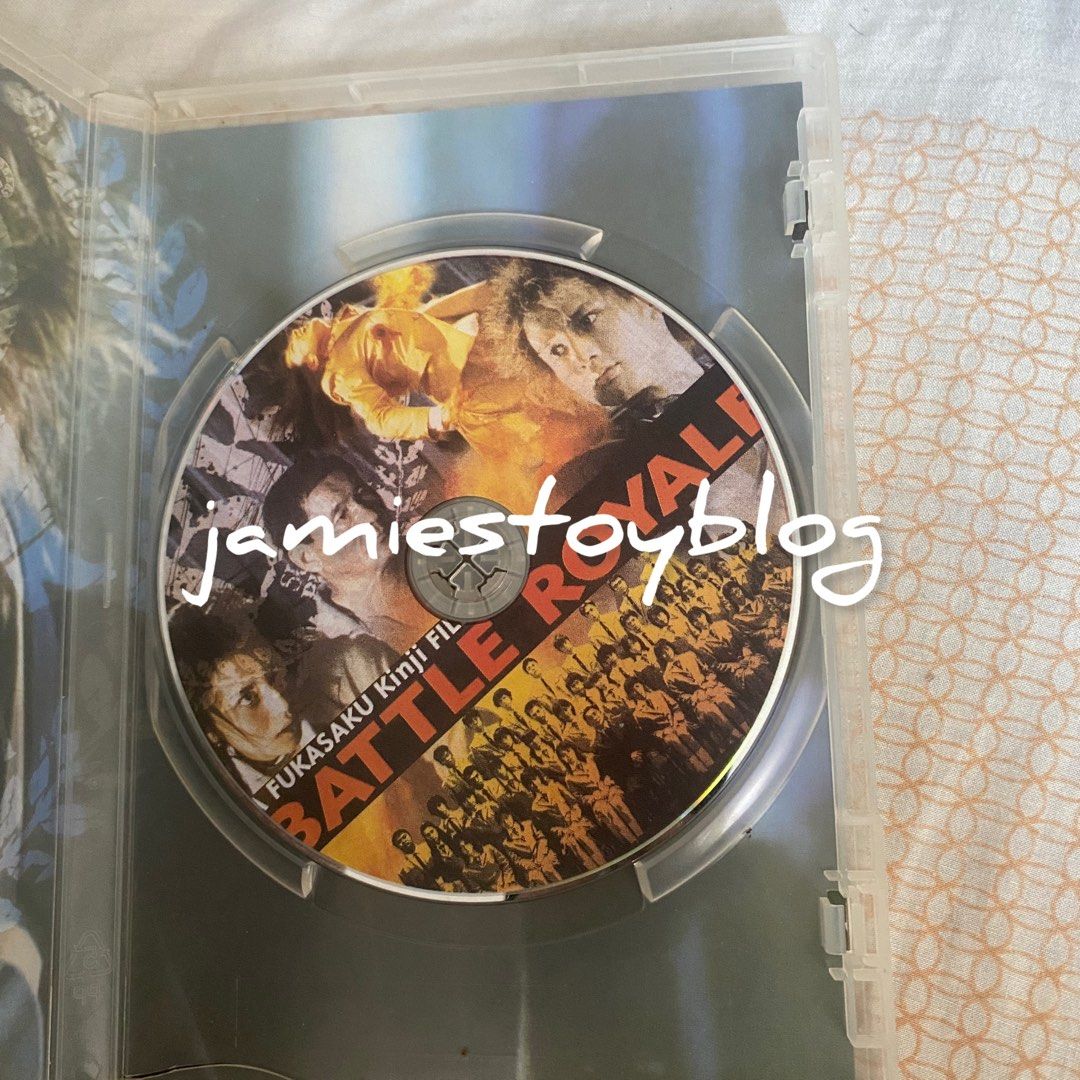 Battle Royale Uncut Special Edition DVD (Category: CDs & DVDs) located in Quezon City. Submitted by ohitsninja (Listing ID 1442188751, Image 3). Description: - Uncut Special Edition of Battle Royale - Directed by Kinji Fukasaku - 122 Minute Director's Cut - Includes special features (making of, trailers, etc.) - Region 2 DVD As is Pay by Gcash Delivery shouldered by buyer I DO NOT USE COD OR SCO. RFS: Decluttering, Need funds.
