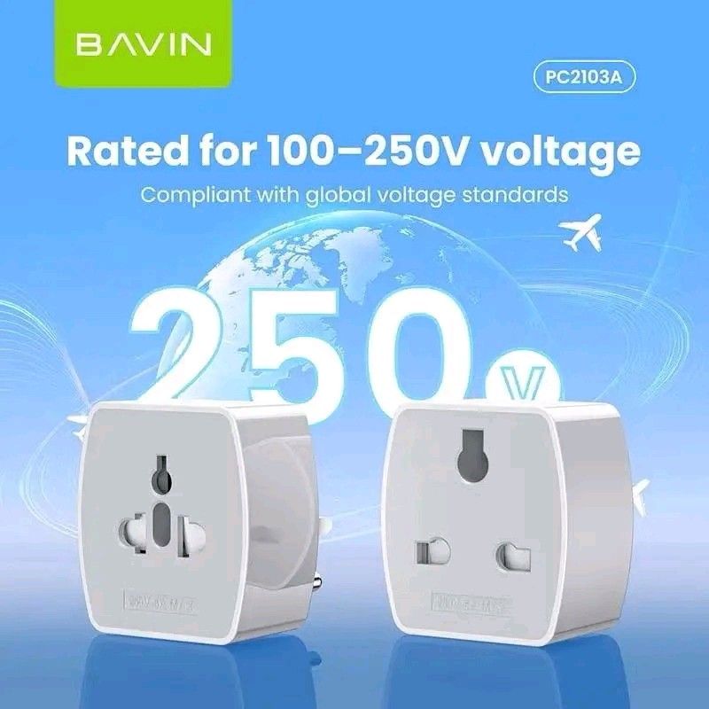 ￼BAVIN PC2103 3in1 Universal Travel Plug Adapter (Category: Chargers & Cables) located in Manila. Submitted by ramosmarvi53163 (Listing ID 1442317611, Image 3). Description: ￼BAVIN PC2103 3in1 Universal Travel Plug Adapter.
