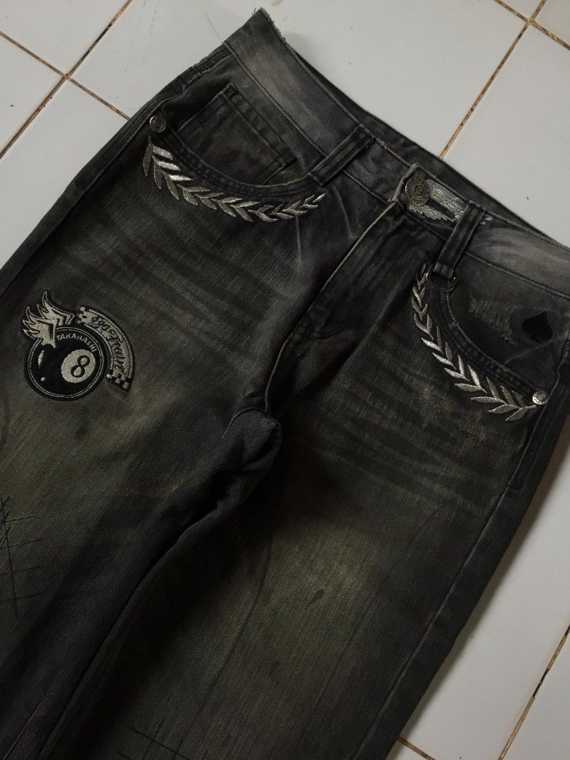 Big train 8 ball Jeans (Category: Jeans) located in Quezon City. Submitted by hook_n_wear (Listing ID 1442198722, Image 3). Description: [BIG TRAIN]8 BALL JEANS • /DIMES/SIZE/ [Waist]-l 30 [Length]-l 39 [thigh]-l 12 [Hem]-l 8 •No issue •Hard •Heavy •Brand new condi •Good for psg •Need re-wash •For daily uses GOOD QUALITY/GOOD CONDITION.