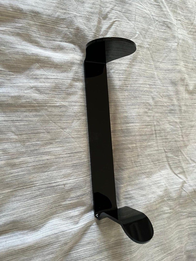 Black Acrylic Headphone Stand Holder
