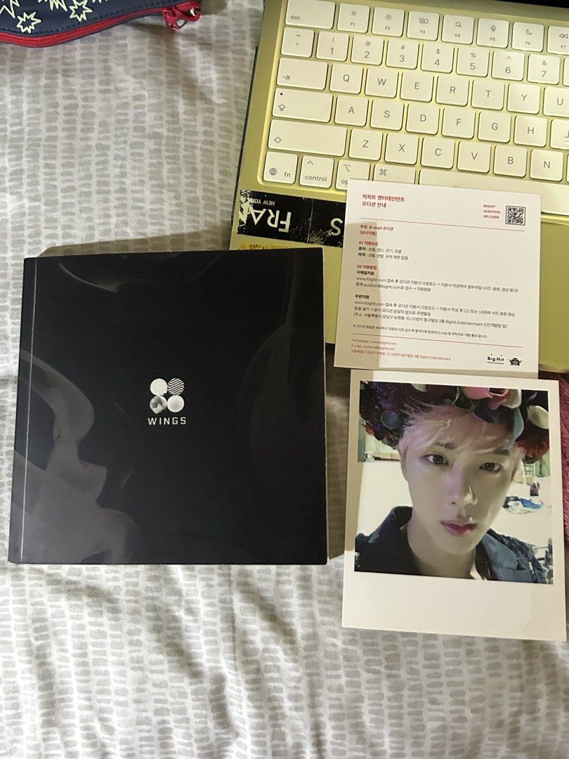 BTS Wings Album w/ Inclusions (Category: CDs & DVDs) located in Quezon City. Submitted by wzisol (Listing ID 1442338768, Image 2). Description: 📍qc, mm 💵 gcash 📦 ggx, jnt, flash, sdd • in good condition • rfs: decluttering can send more pics. will give a discount if buying 3 or more items..