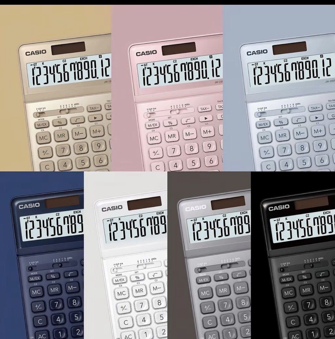 Casio Calculator - JW200SC light blue (Category: Office & Business Technology) located in Manila. Submitted by kpopallyoucan (Listing ID 1442291631, Image 1). Description: - Casio Calculator JW200sc - Basic functions for everyday use - Ideal for students and office tasks - Available colors: Light Blue RFS: Used it as an extra calcu during CPALE.