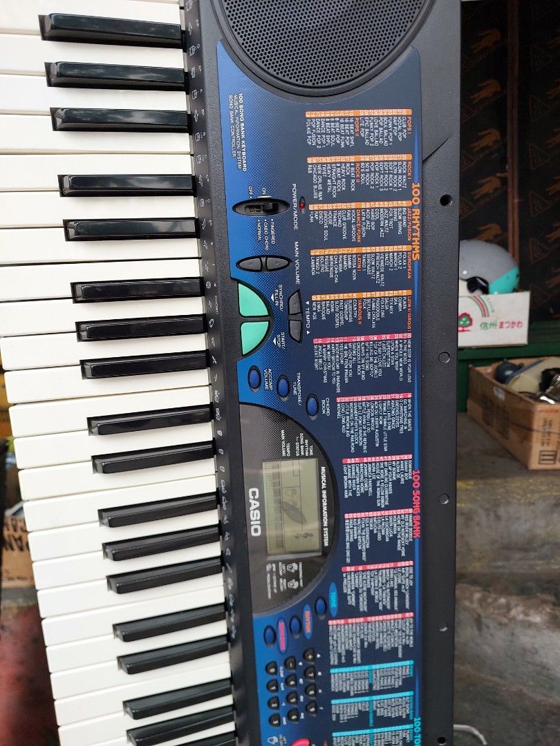 Casio CTK-495 Keyboard (Category: Musical Instruments) located in Quezon City. Submitted by jpnvintageonline (Listing ID 1442159737, Image 2). Description: - Casio CTK-495 Keyboard - Ideal for learning or casual playing - 100 built-in rhythms - 100 song bank tunes -unit only -minor issue on lcd see pic - Headphone jack included - DC power input - Fully functional and in great working condition.