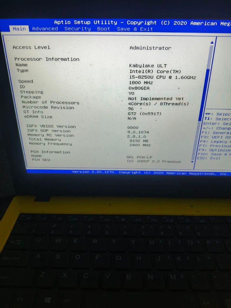 Coby i5 8Th gen laptop (Category: Laptops & Notebooks) located in Manila. Submitted by johnmmeeey (Listing ID 1442274881, Image 1). Description: - Coby Lite Plus Laptop - Vibrant Yellow Color - Intel Core i5 Processor - Ideal for Everyday Use - Please check photos for detailed condition office pull out no ram no hdd no charger no ssd slight dents / some hinge error 2k each unli test --.