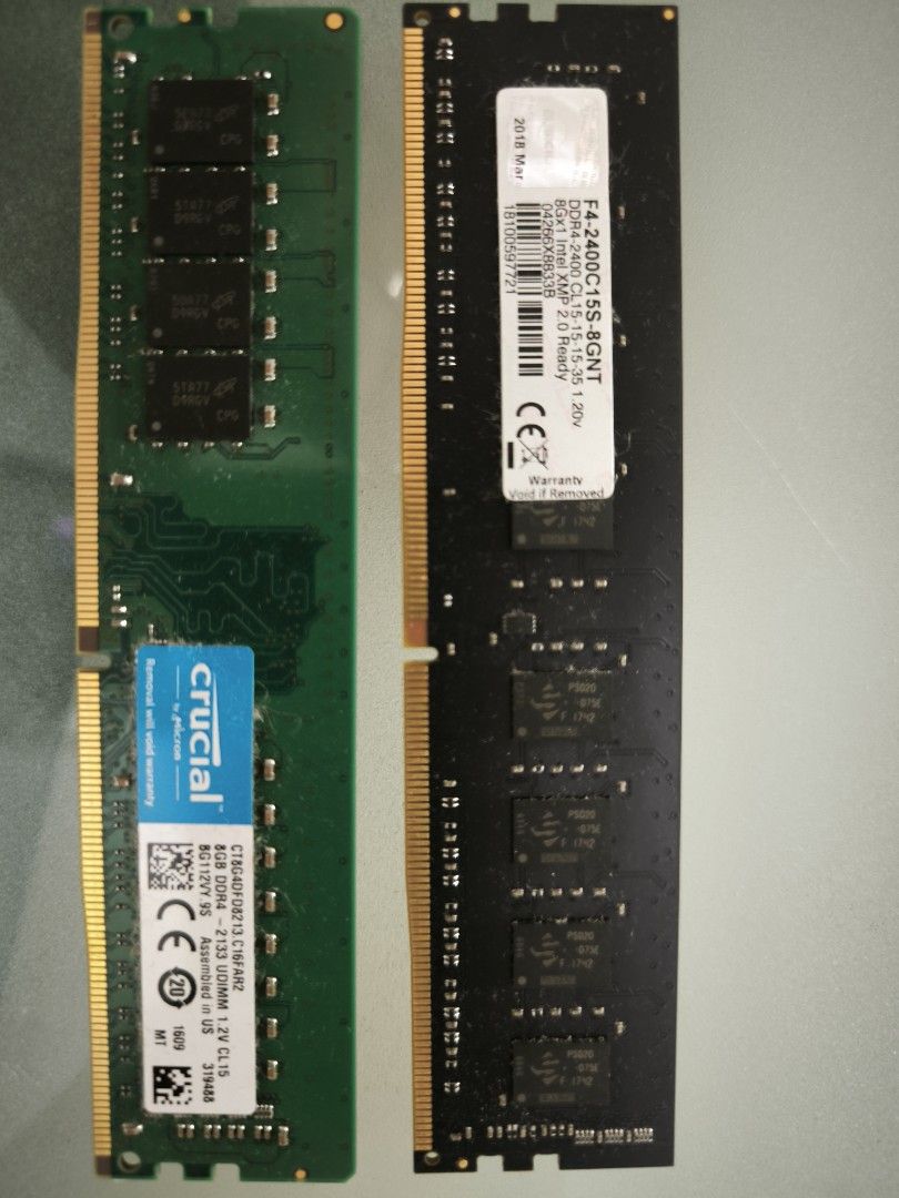 Crucial & g.skill DDR4 RAM Modules474413678901995520