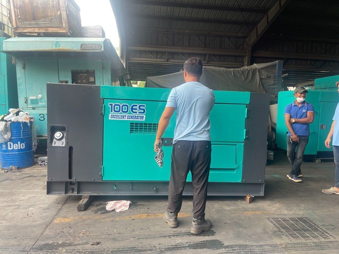 Denyo 100 kVA unit (Category: Looking For) located in Cavite. Submitted by lapuagjans96184 (Listing ID 1442165338, Image 3). Description: Denyo Generator Japan Surplus unit 100 kVA Unit Heavy Duty Unit DCA 100 ESI (Excellent Silent Unit) Isuzu Engine For re con: * Full PMS * Overhaul Radiator Assy * Clean Fuel tank * Full repainting * 4-6 weeks lead time * New Batteries with keys & Manual Free delivery within Metro Manila.
