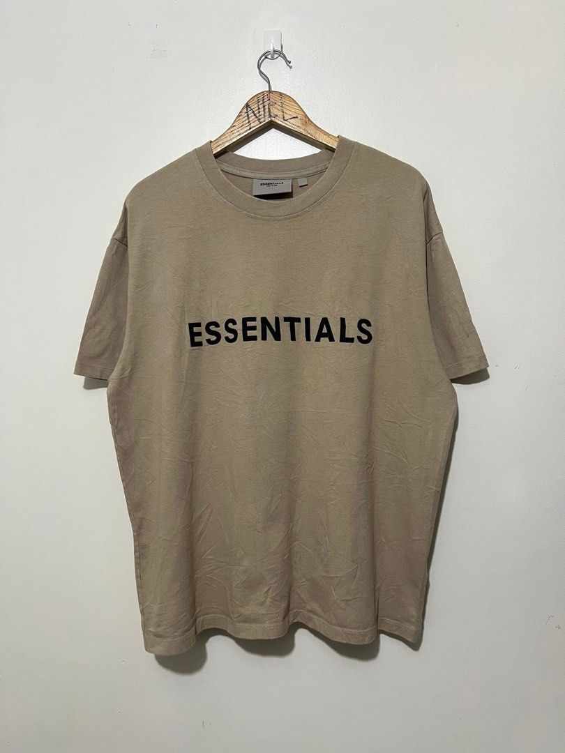 Essentials Fear of God T Shirt Brown (Category: Tshirts & Polo Shirts ) located in Bacolod City. Submitted by thriftppy_ (Listing ID 1442177425, Image 3). Description: ESSENTIALS FEAR OF GOD BROWN T SHIRT Size: Large Width: 23 Length: 28 Color rate: 9.8/10 Condition: Excellent near new Issue: None 💰879 DM for sure buyers 📥 Mode of payment:GCASH, BANK TRANSFER Unli vouch and vc for safety transaction. 📌Color may vary due to lighting📸 📦 Shippi