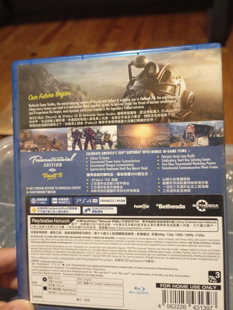 Fallout 76 (Category: PlayStation) located in Valenzuela. Submitted by hyrotitania (Listing ID 1442283783, Image 2). Description: For sale Fallout 76 (used code) fixed 250 pickup Valenzuela dalandanan.