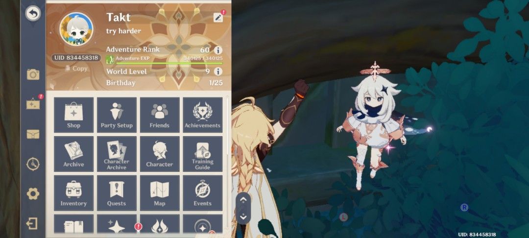 Genshin Impact Account AR 60 Account (Category: Others) located in Alfonso. Submitted by cosette__ (Listing ID 1442193577, Image 1). Description: *First Owner *Guaranteed Event Character, 48 Pity - Adventure Rank 60, World Level 9 End Game Account -Arlecchino C1 w/Sig, Navia w/Sig, Clorinde w/Sig, Kazuha w/Sig - Includes top 5-star characters: Raiden, Kazuha, Zhongli, Ganyu, and etc.. - Northlander Billet Trove included - Abundant resources and w