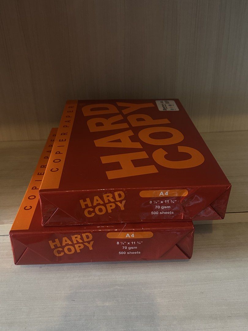 Hard copy Bond paper 500 sheets A4 (Category: Craft Supplies & Tools) located in Caloocan City. Submitted by 2ndfash (Listing ID 1442215945, Image 2). Description: 150 each.