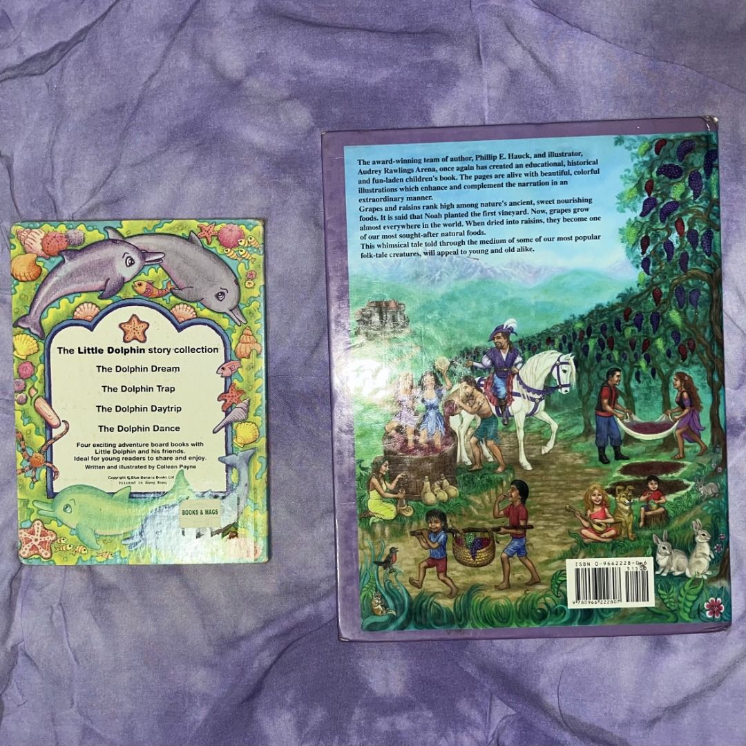 Hardbound Children's Books (Category: Children's Books) located in Manila. Submitted by simounestyles (Listing ID 1442180281, Image 2). Description: ✎ᝰ. children's books for sale ☕︎ ₱ 10 - ₱ 20 each The Dolphin Daytrip - ₱ 10 Fruit of the Vine - SOLD ✩₊˚.⋆ 📖 ☾⋆⁺₊✧ For more books, see catalogue: https://tinyurl.com/SimouneStylesBookCatalogue .