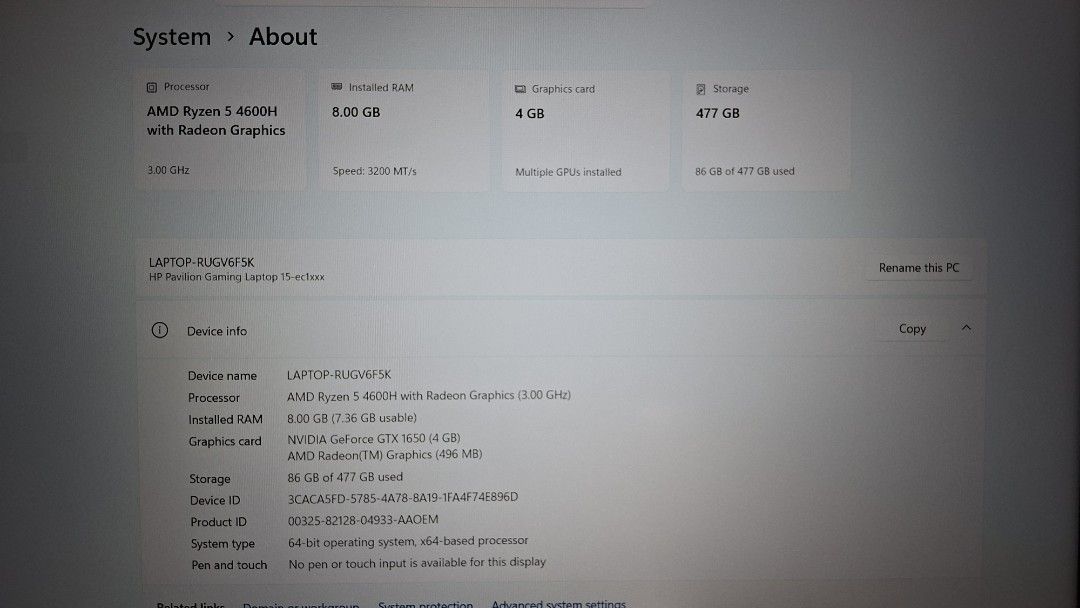 HP Pavilion 15 Gaming Laptop474760020315361283