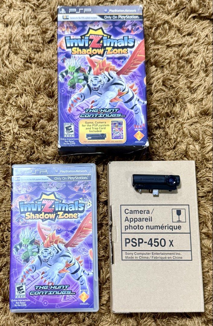 Invizimals: Shadow Zone PSP | Complete in Box (CIB) | Mint Condition PSP Camera (Category: PlayStation) located in General Trias. Submitted by miggys_booth (Listing ID 1442301660, Image 2). Description: 📷 Invizimals: Shadow Zone PSP | Complete in Box (CIB) | Mint Condition PSP Camera 💰 Price: ₱4995 📍 Gen Tri / Imus | 🚚 Nationwide Shipping Available ━━━━━━━━━━━━━━━━━━━━━━━━ 📦 Condition: Used – Complete in Box (CIB) ✅ Includes all original con