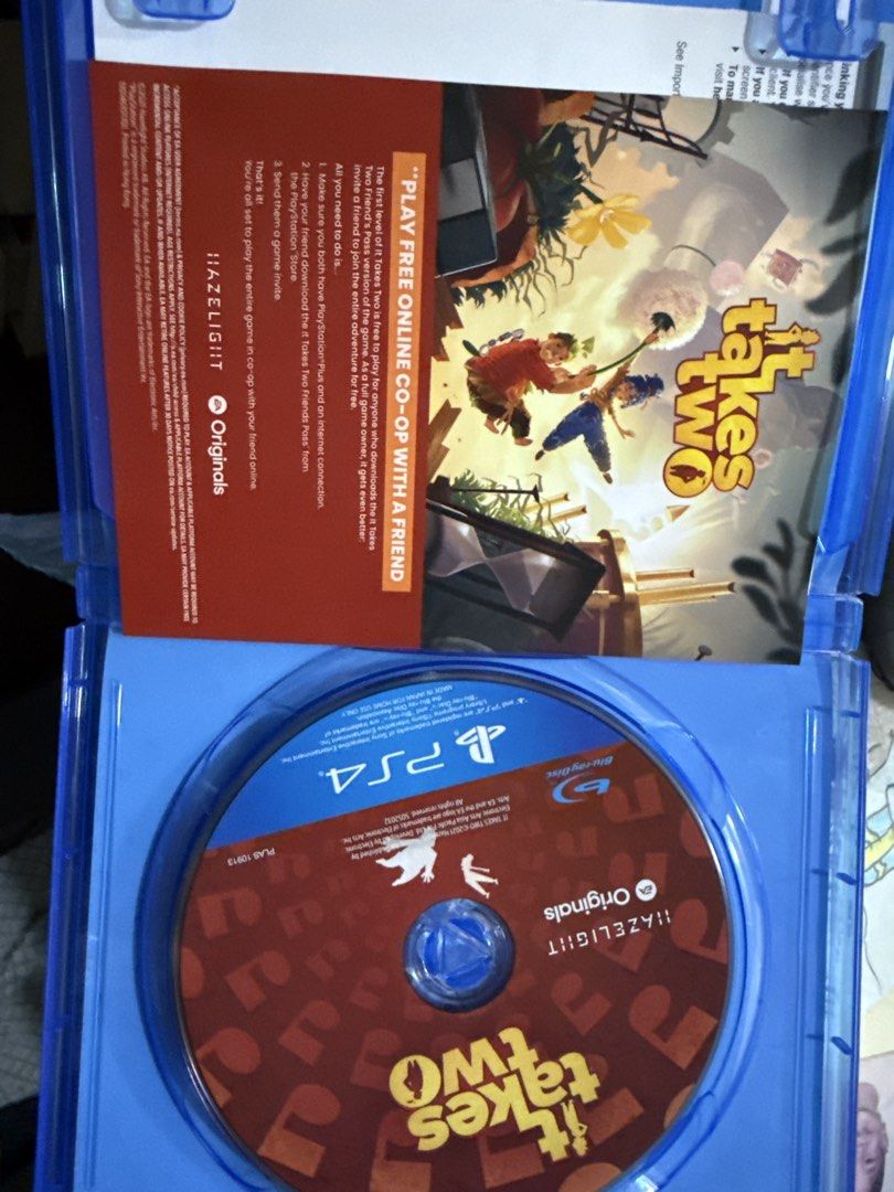 It Takes Two PS4 Game (Category: PlayStation) located in Quezon City. Submitted by marizalyanna (Listing ID 1442274398, Image 2). Description: - It Takes Two for PlayStation 4 Loc: Cubao/Marikina .