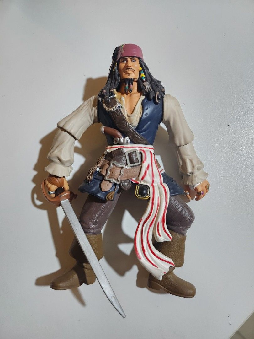 Jack Sparrow Figure (Category: Figurines & Statues) located in Taguig. Submitted by sellout2ny (Listing ID 1442324619, Image 1). Description: 250 pesos - loose arms - mahirap tumayo - Disney Pirates of the Caribbean .